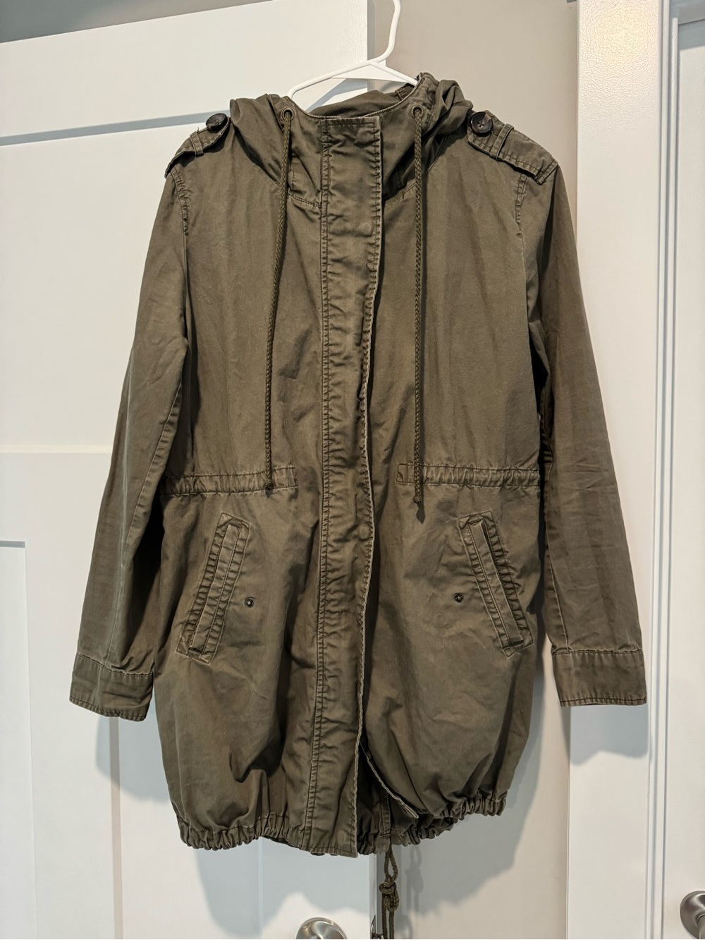 Forever 21 Olive Utility Anorak Jacket | Medium